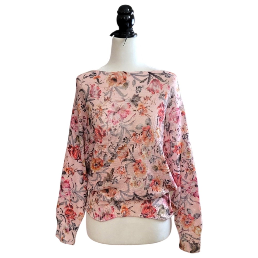 Luisa Ricci Made In Italy Floral Blouse Size Medium